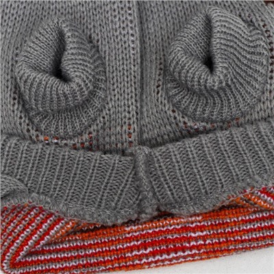 Свитер «Олень на сером», M (ДС 26, ОШ 26, ОГ 28-46 см)