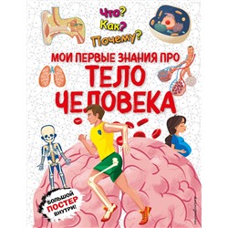 Эксмо "Что? Как? Почему? Мои первые знания про ТЕЛО ЧЕЛОВЕКА (с постером)"