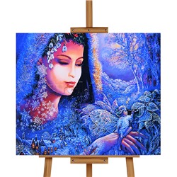 Мозаика алмазная "Чарующая девушка" 40*50см.