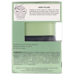 L'Oreal, Pure-Clay, маска для детоксикации и улучшения цвета лица, 3 натуральные глины + древесный уголь, 48 г (1,7 унции)