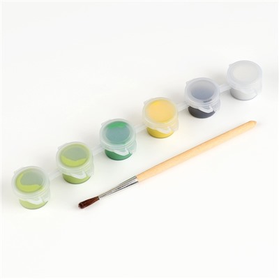 Копилка - раскраска из гипса на новый год «Милая змея», набор для творчества