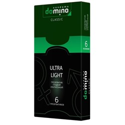 Супертонкие презервативы DOMINO Classic Ultra Light - 6 шт.