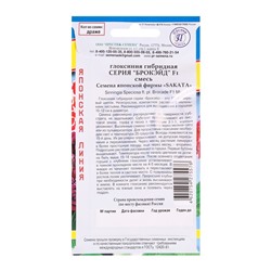 Семена цветов Глоксиния "Брокэйд", F1, 5 шт.