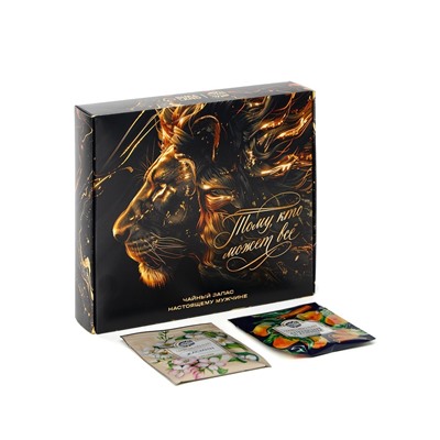 Чай подарочный «Тому кто может всё», 20 г + 12 п