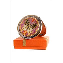 Cindy Косметическое зеркало, круг, глянец с рисунком KRISTALLER, 1106048