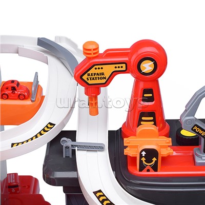 Парковка-трек "Пожарная часть" в коробке