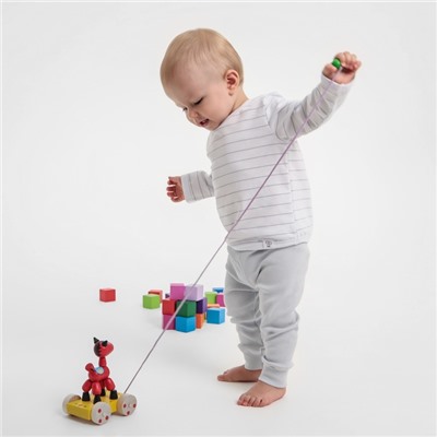 Штанишки детские MINAKU: Basic Line BABY, рост 62-68 см, светло-серый