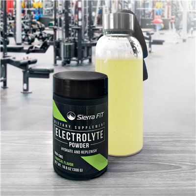 Sierra Fit, Порошок электролитов со вкусом тропических фруктов, 0 калорий, 308 г (10,8 унции)
