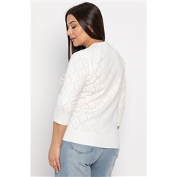 Блуза Нежный узор (молочная) Б14936-18М