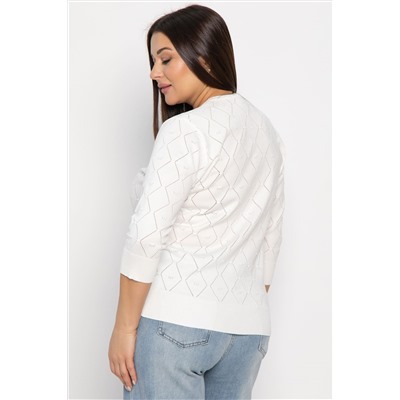 Блуза Нежный узор (молочная) Б14936-18М