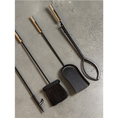 Каминный набор, сталь, 63 ± 2 см, алюминий