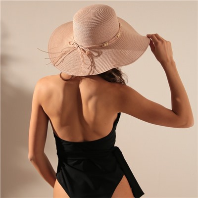 Шляпа женская летняя MINAKU, розовая, размер 58