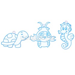 Набор творческая мастерская "Жители океана" в коробке