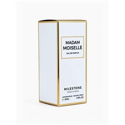 Парфюмерная вода женская Milestone MADAM MOISELLE, 35 мл (мотив Coco Mademoiselle Chanel)