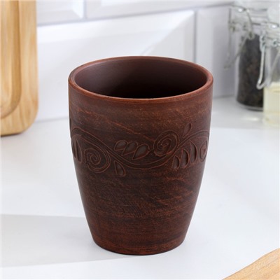 Стакан «Вьюнок‎‎», 300 мл, красная глина