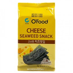 Сушеная обжаренная морская капуста со вкусом сыра Чеддер Daesang, Корея, 4 г