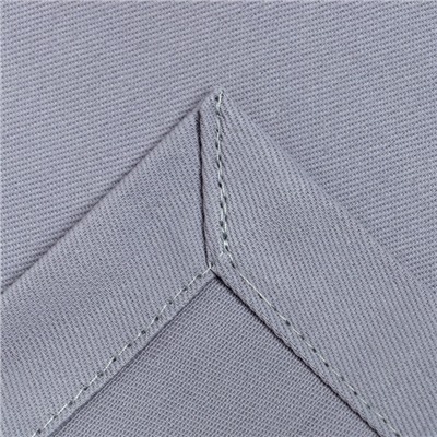 Набор салфеток с декоративными кольцами Grey pleasure, 40×40 см - 4 шт., 100% хлопок, саржа 190 г/м²