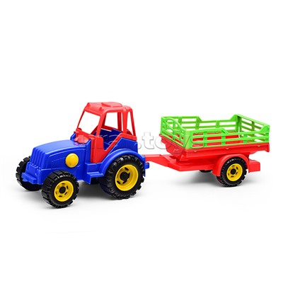 Трактор с прицепом