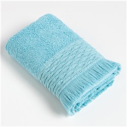 Полотенце махровое LoveLife «Аморе» 30×50 см, голубой, 100% хлопок 450 г/м²
