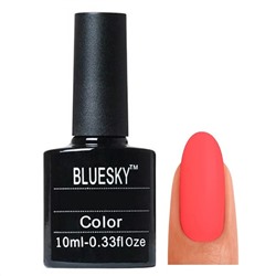 Bluesky Гель-лак для ногтей / Classic 135 SU, оранжево-розовый, 10 мл 2439