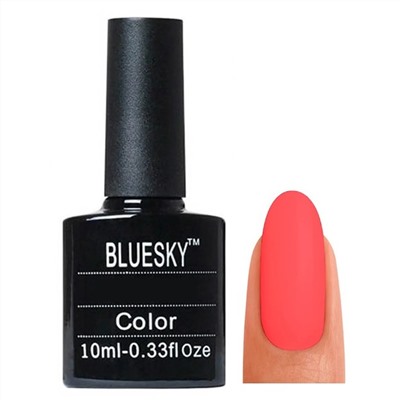 Bluesky Гель-лак для ногтей / Classic 135 SU, оранжево-розовый, 10 мл 2439