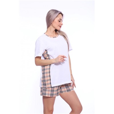 Пижама с шортами mood 0-061 (Белый)