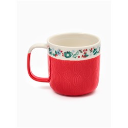 Кружка новогодняя керамическая «Новогоднее настроение», 350 мл, ручная работа