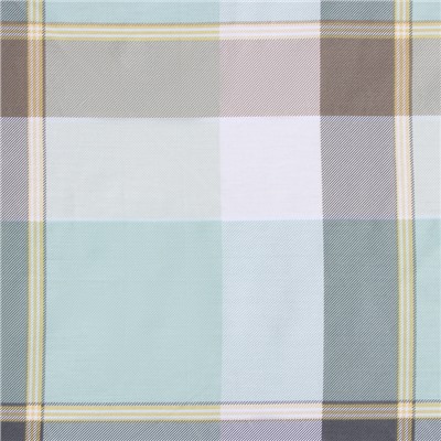 Постельное бельё евро LoveLife Square green, сатин