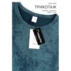 Женская удлиненная футболка с разрезами Happyfox