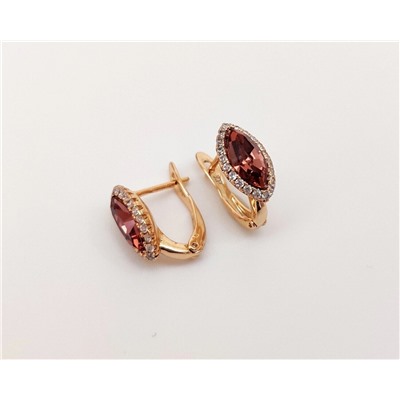 Серьги с кристаллами Swarovski