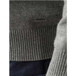 Кардиган на молнии из хлопка с нейлоном