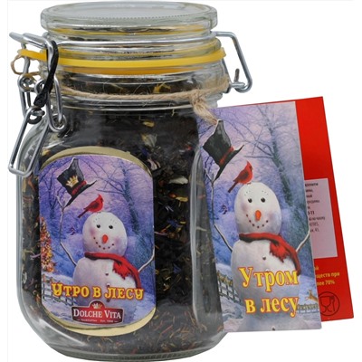 Dolche Vita. Новый год. В стекле. Утро в лесу 125 гр. стекл.банка