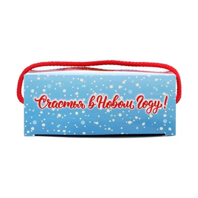 Подарочная новогодняя коробка «Сладкоежка», упаковка, 14×5.5×19 см