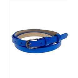 Ремень женский из натуральной кожи, цвет голубой