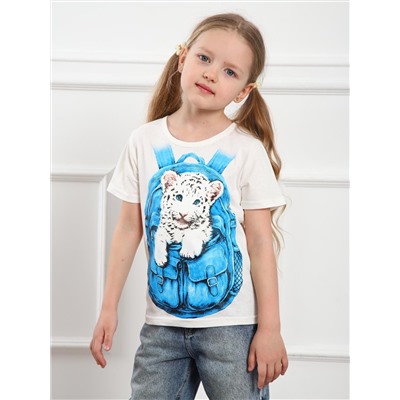 Фонзи - футболка молочный