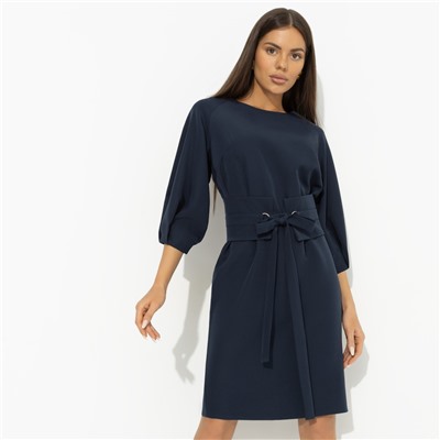 Платье элегантное, Интересный подход (синий)