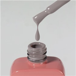 Гель лак для ногтей, однотонный, трехфазный, 10 мл, LED/UV, серый (110)