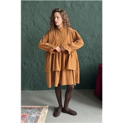 Платье женское  PUFF059/03/Коричневый, бежевый