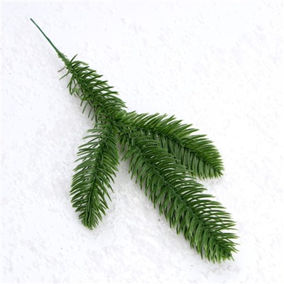 Ветка декоративная новогодняя, набор 5 шт., 27 см
