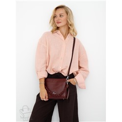 Сумка женская кожаная 2352Y wine red Polina&Eiterou
