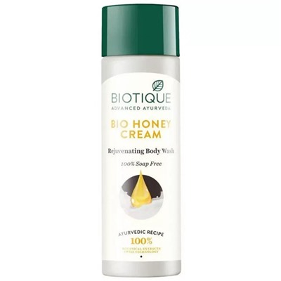 Biotique Honey Cream Rejuvenating Body Wash / Биотик Омолаживающий Крем Для Тела С Медом 190 мл