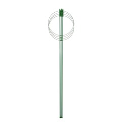 Кустодержатель, 4 кольца, d=26.5 см, h=120 см, металл, зелёный, Greengo