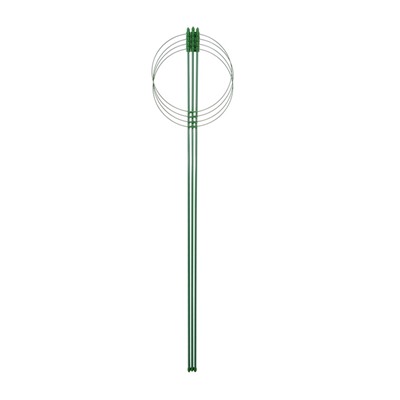 Кустодержатель, 4 кольца, d=26.5 см, h=120 см, металл, зелёный, Greengo
