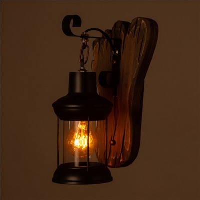 Бра «Стопа» Е27 40 Вт 30×23×36 см чёрный