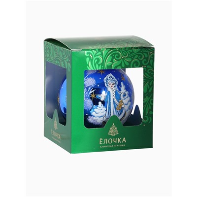 Ёлочный шар «Снегурочка» новогодний, d=9.5 см, МИКС