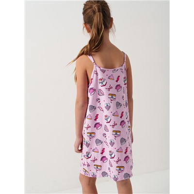 Сорочка ночная трикотажная для девочек