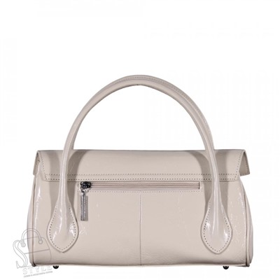 Сумка женская кожаная 2253Y apricot white Polina&Eiterou