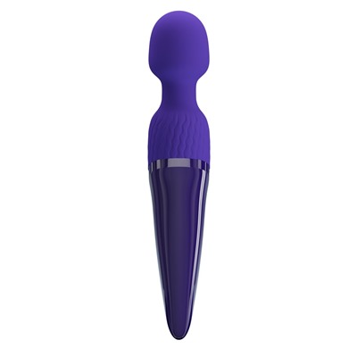 Фиолетовый wand-вибратор Antony-Youth - 26 см.
