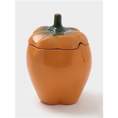 Горшок для запекания Борисовская керамика «Перец», 760 мл, жёлтый