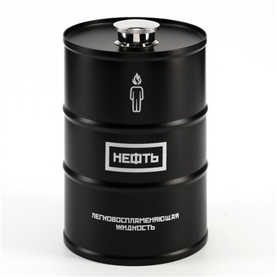 Фляжка «Нефть», нержавеющая сталь, 700 мл, 25 oz